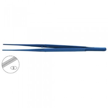 DeBakey Vascular Forcep Flat handle, 1.0mm atraumatic tips Straight